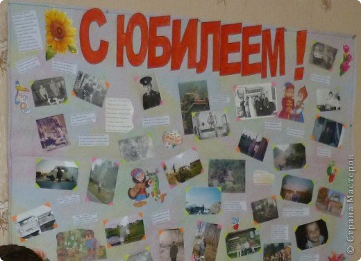 С днем рождения. Плакат