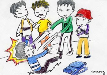 Рисунок на тему буллинг легкий