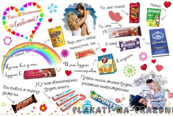 Плакат с вкусняшками