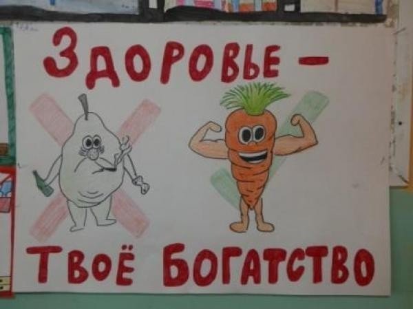 Плакат здоровье твое богатство