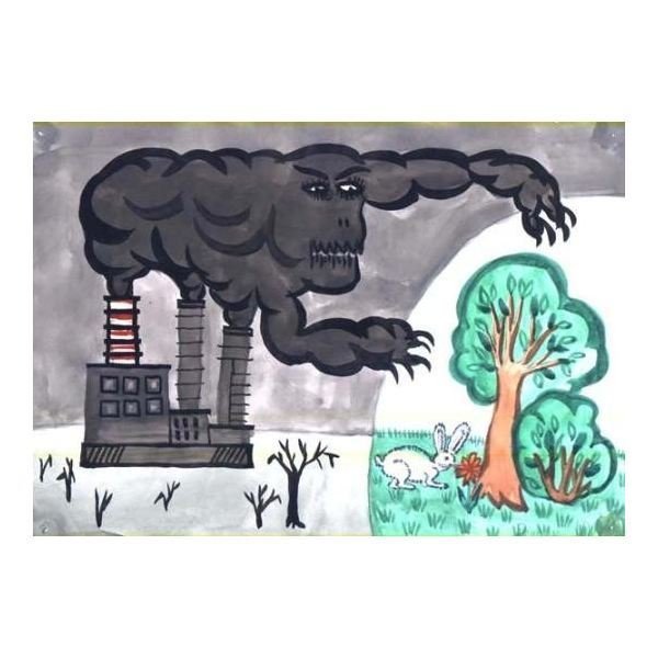 Рисунок на тему Чернобыль