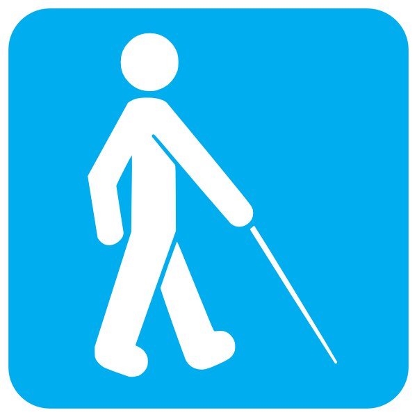 Международный день белой трости логотип