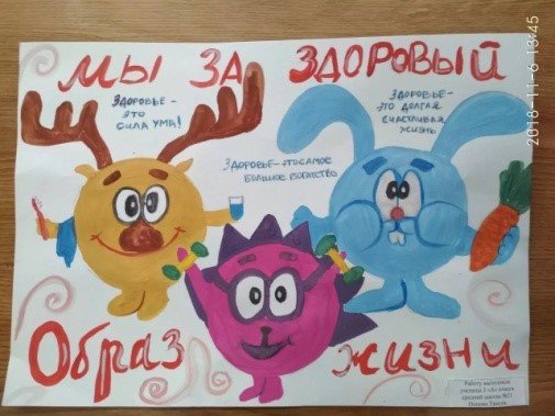 Плакат на тему здоровый образ жизни