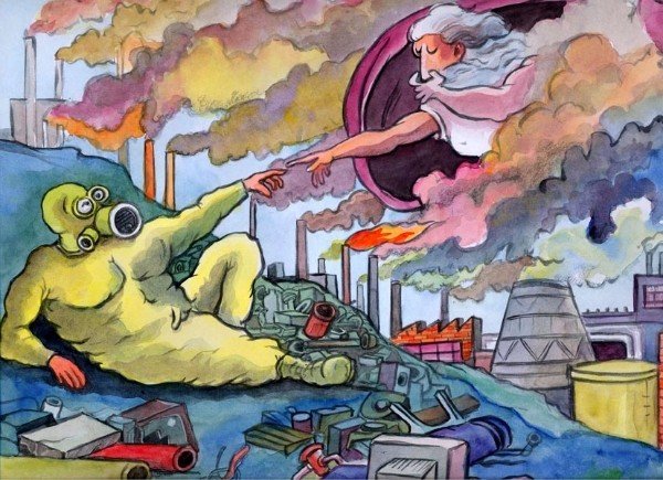 Плакат на тему Чернобыль