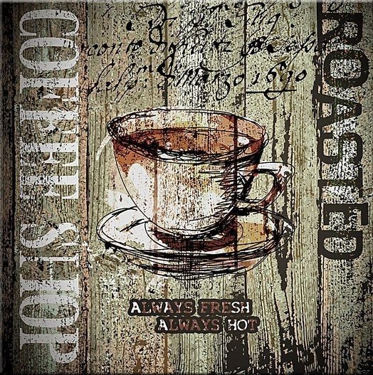 Ретро кофе для декупажа