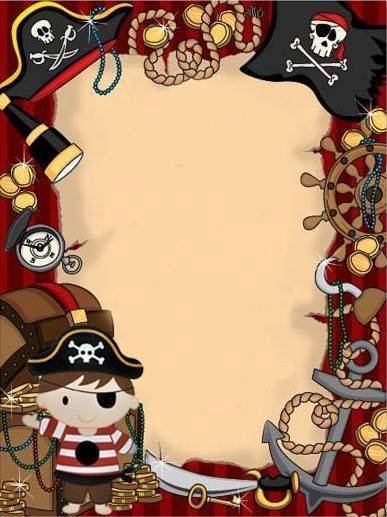 Пригласительные в пиратском стиле