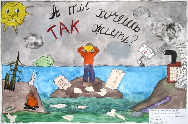 Рисунок на экологическую тему