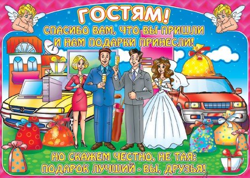 Плакаты на свадьбу