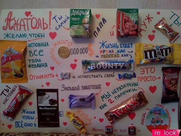 Плакат маме на день рождения