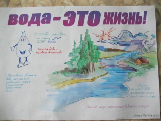 Рисование на тему вода