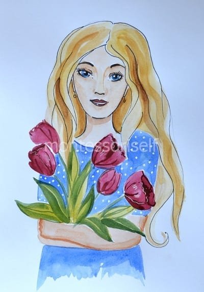 Рисунок маме на день матери