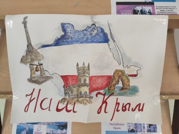 Рисунок на тему Крымская Весна