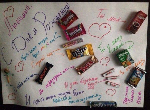 С днем рождения. Плакат