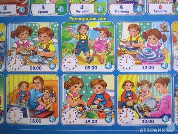 Режим дня для детей дошкольного возраста