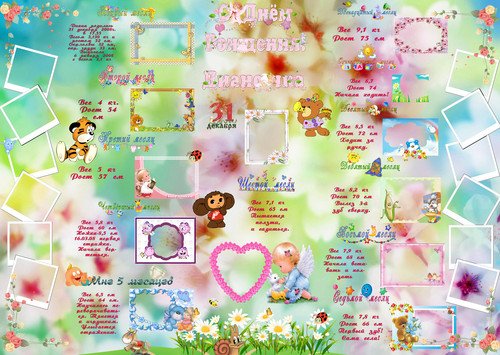 Плакат на день рождения дочке 8 лет (49 фото)