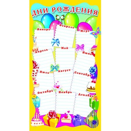 Наши дни рождения