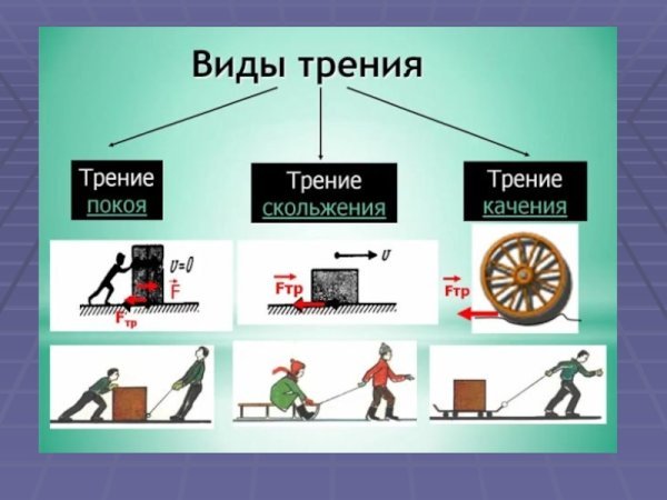 Сила трения определение и формула 7 класс