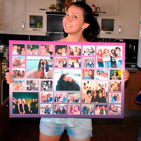 Плакат на день рождения своими руками с фотографиями