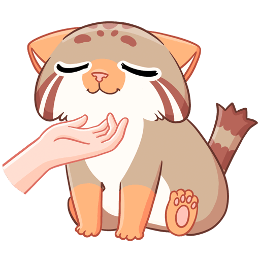 Стикеры набор Манул ур