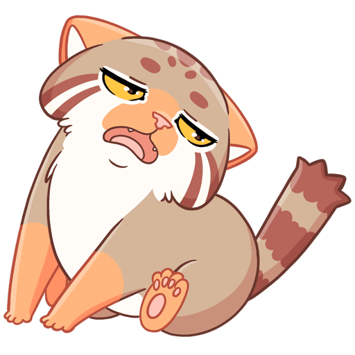 Манул ур Стикеры