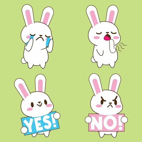 Tiny Bunny Стикеры