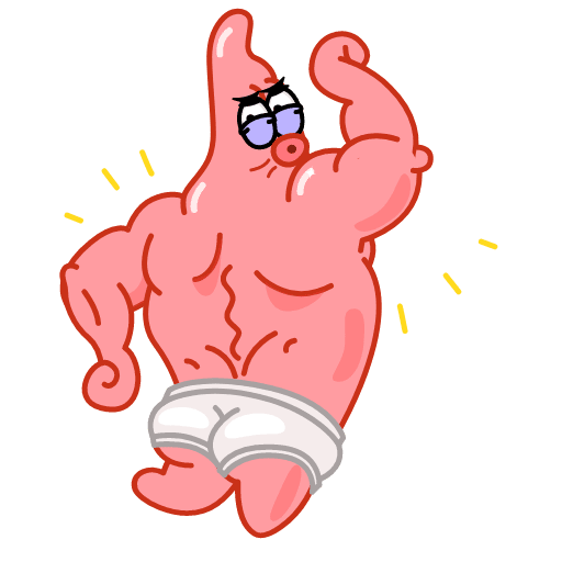 Патрик для срисовки