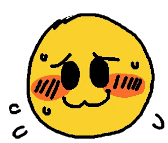 Покрасневший смайлик