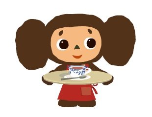 Наклейки Чебурашка