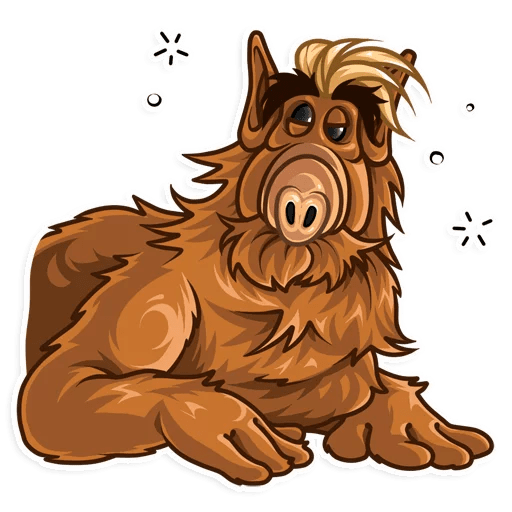 Альф стикер для вацап