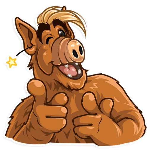 Альф рисунок