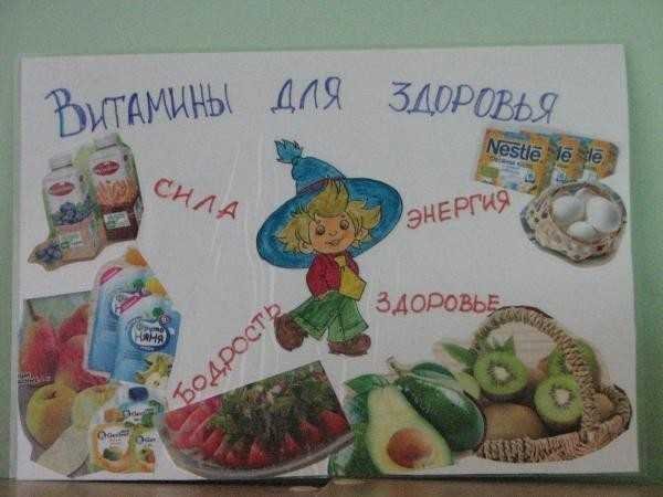 Плакат правильное питание легко