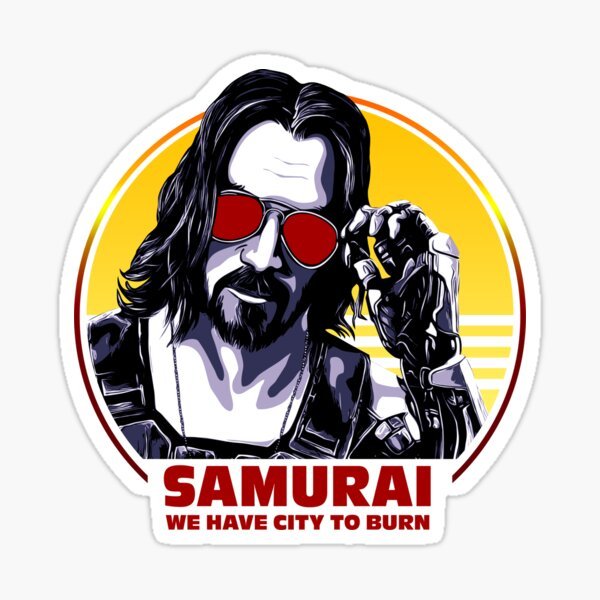 Cyberpunk 2077 наклейки