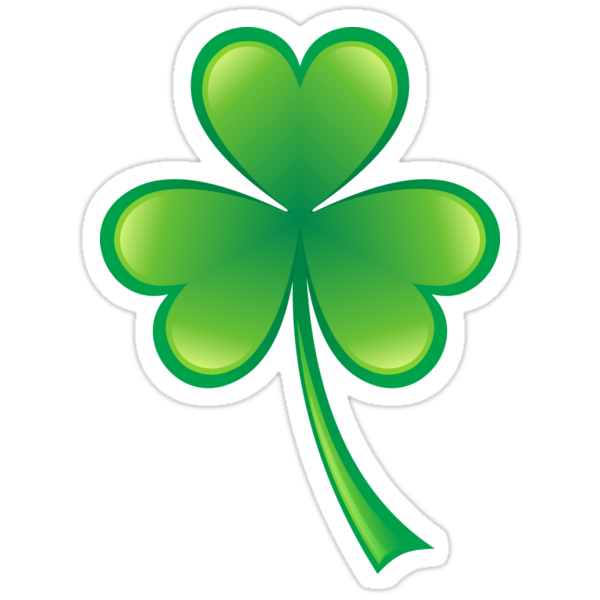 Клевер стикер