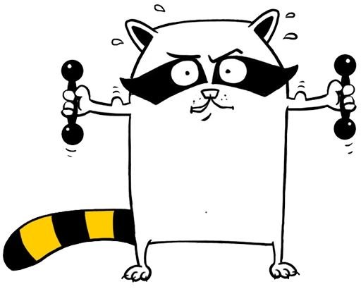 Логотип енот Билайн