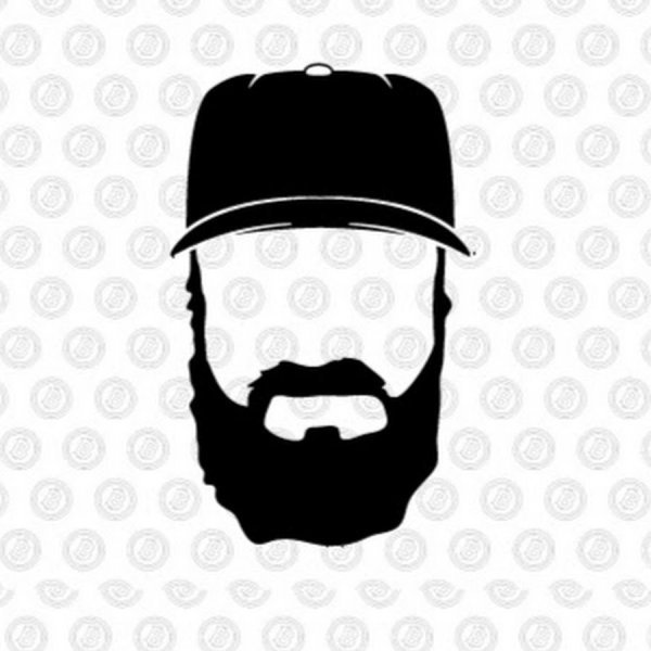 Силуэт лица с бородой