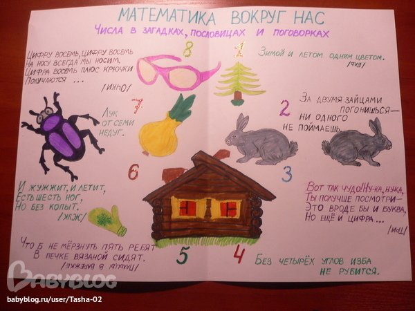 Числа в загадках пословицах и поговорках