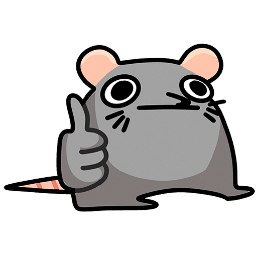 Стикеры Крис мышь