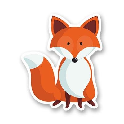 Наклейка - Лисичка