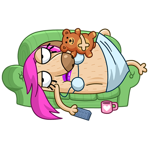 Стикеры телеграмм леди