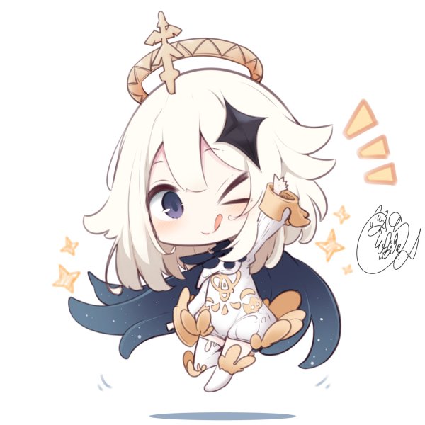 Чиби альбедо Геншин Импакт