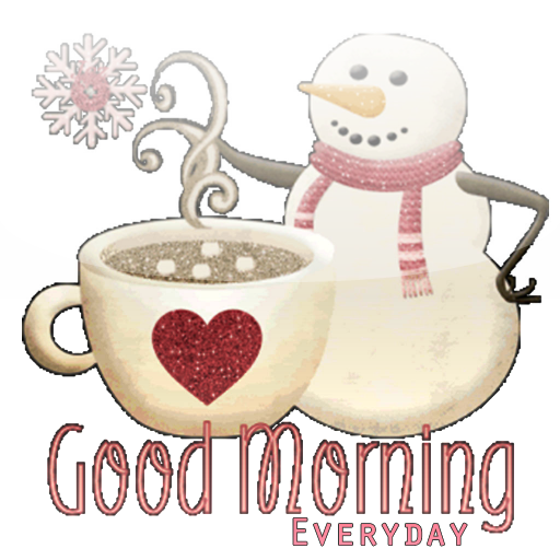 Стикеры с добрым зимним утром прикольные