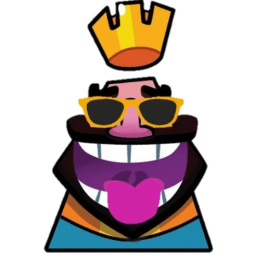Король Clash Royale эмоции