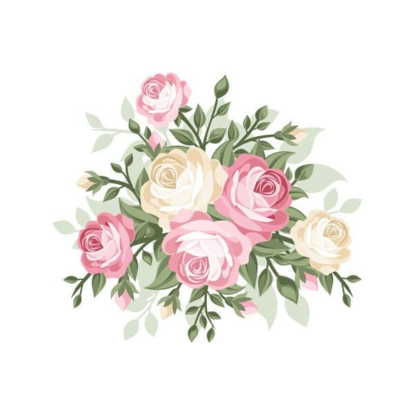 Букет цветов вектор