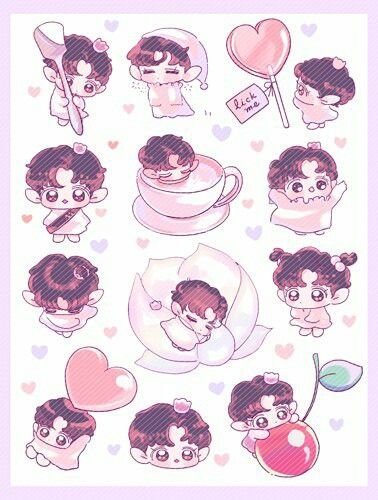 Милые наклейки Эстетика