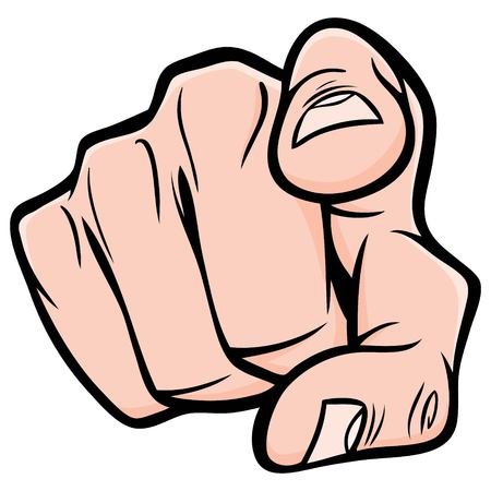 Кулак с указательным пальцем