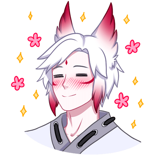 Набор стикеров Хидэ пак