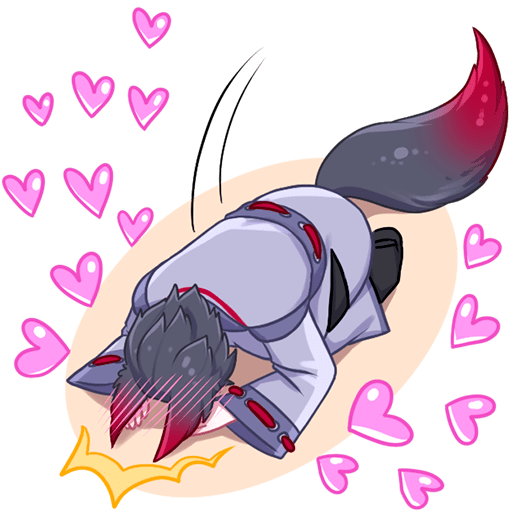 Мари Стикеры ВК Кицунэ