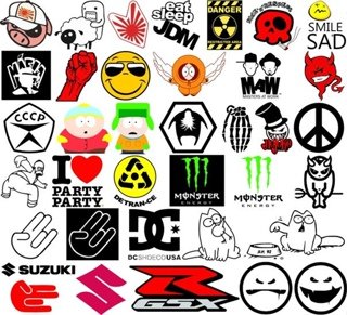 Наклейки для пацанов