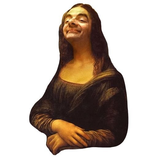 Мона Лиза без фона