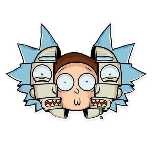 Rick and Morty наклейки